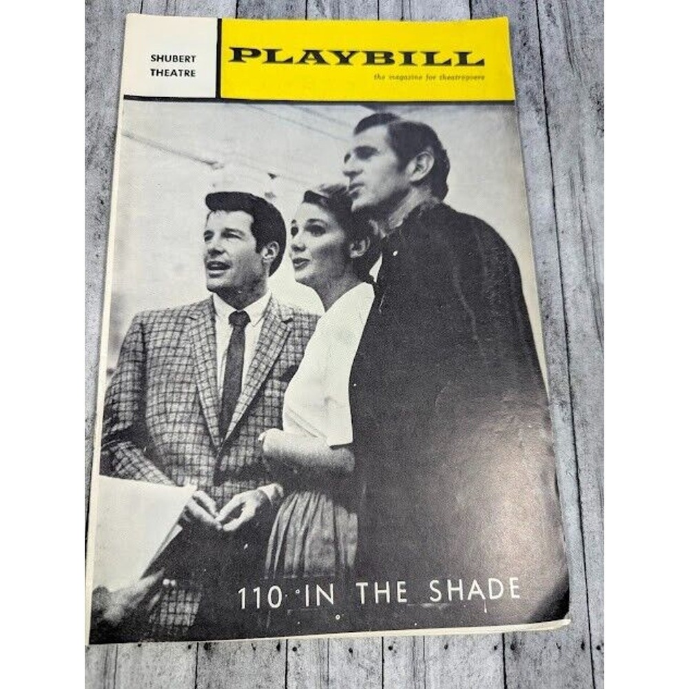 Playbill 110 In The Shade Shubert Theatre October 1963 Horton Douglass